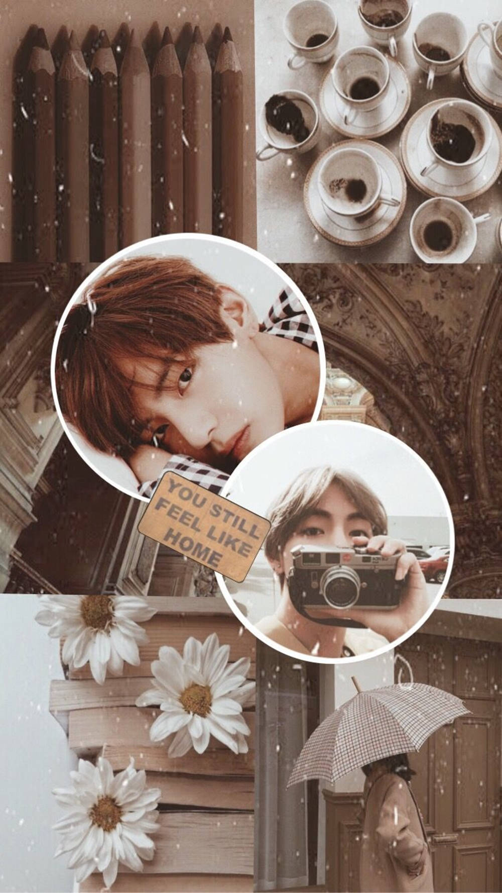 Kim Tae-hyung Aesthetic Vintage Wallpaper