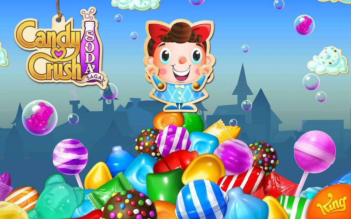 Kimmy In The Candy Crush Saga Soda Version Wallpaper