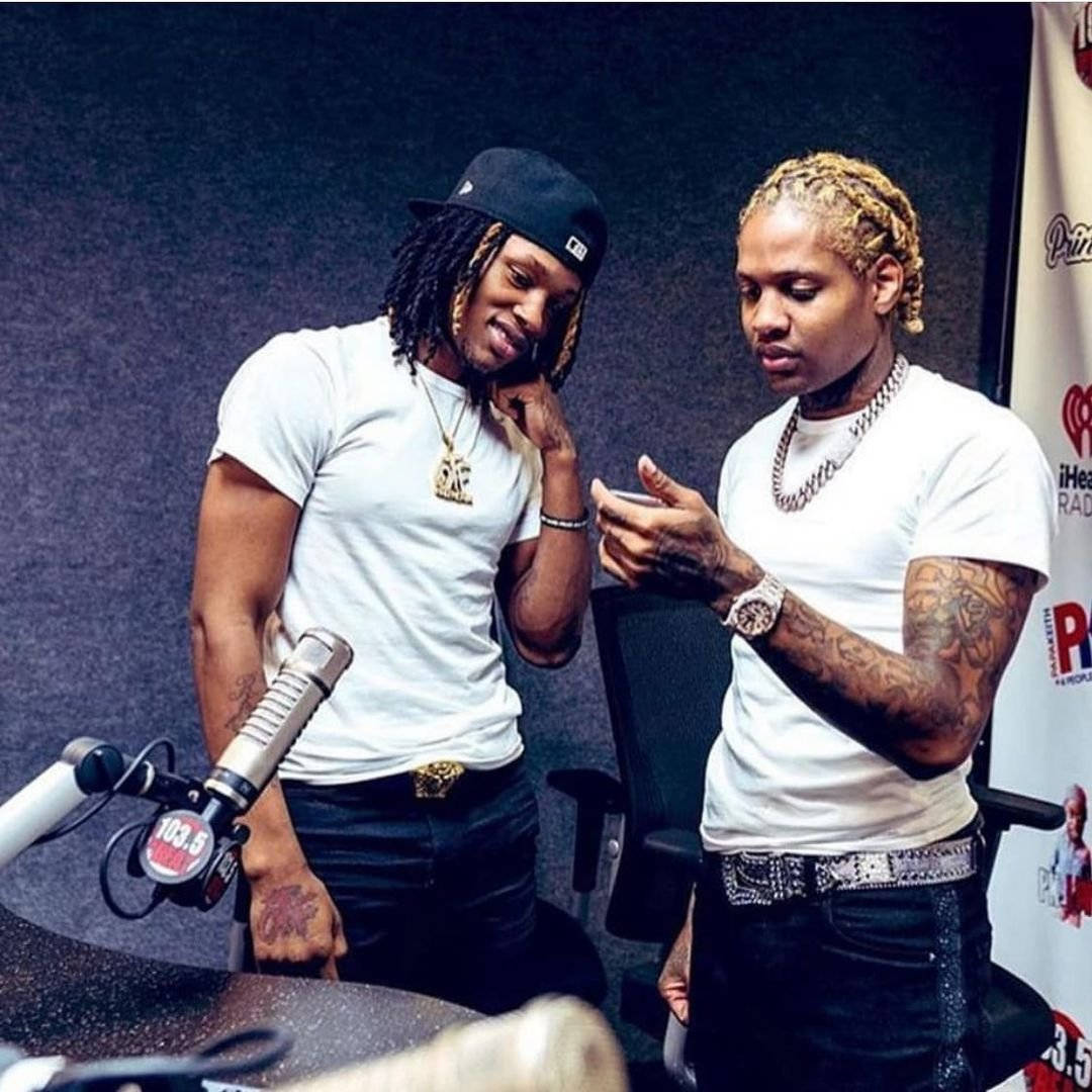 King Von And Lil Durk Radio Booth Wallpaper