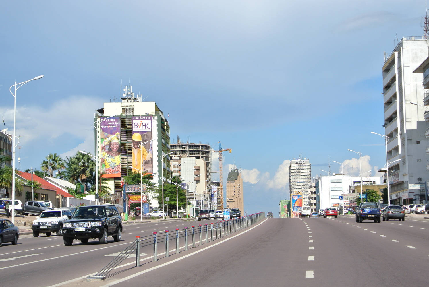 Kinshasa City Road Wallpaper