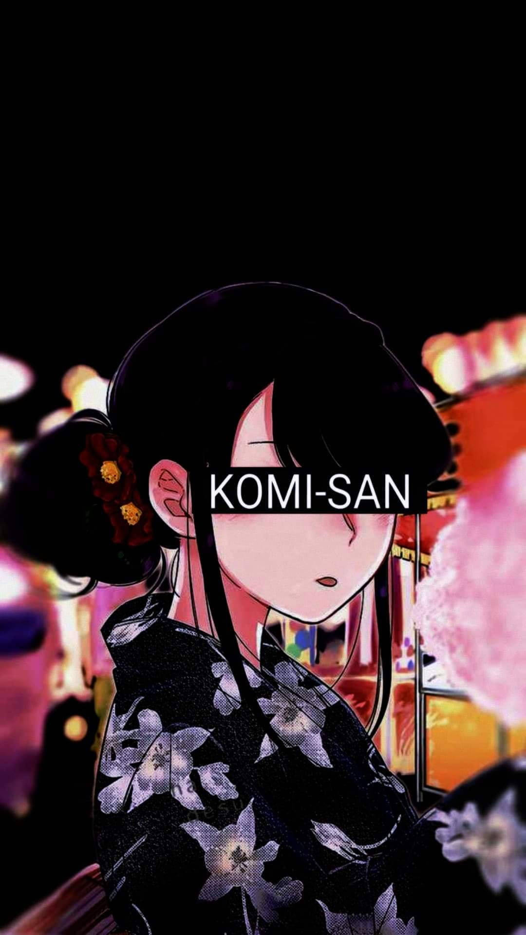 Komi San Japanese Female Manga Character Wallpaper