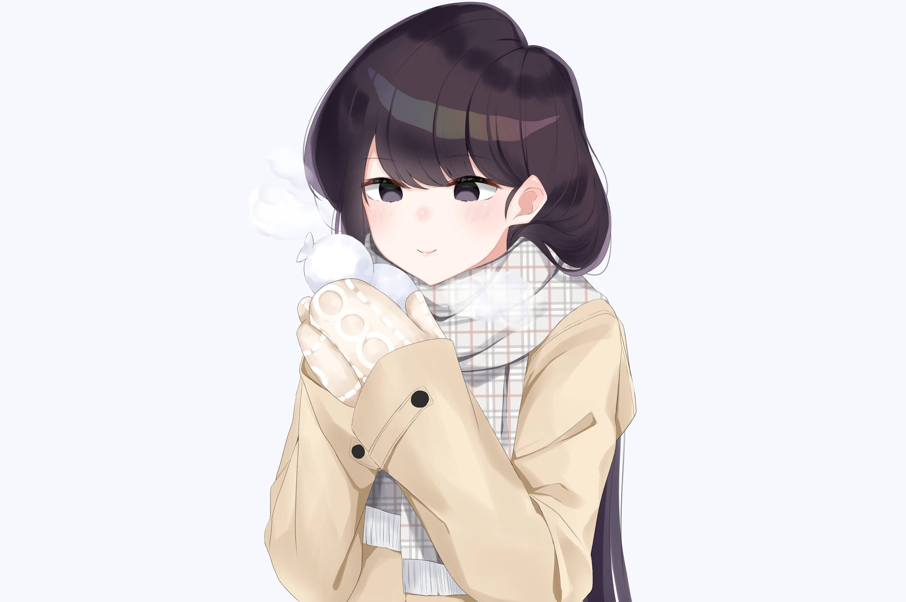 Komi San Japanese Manga Series Character Wallpaper