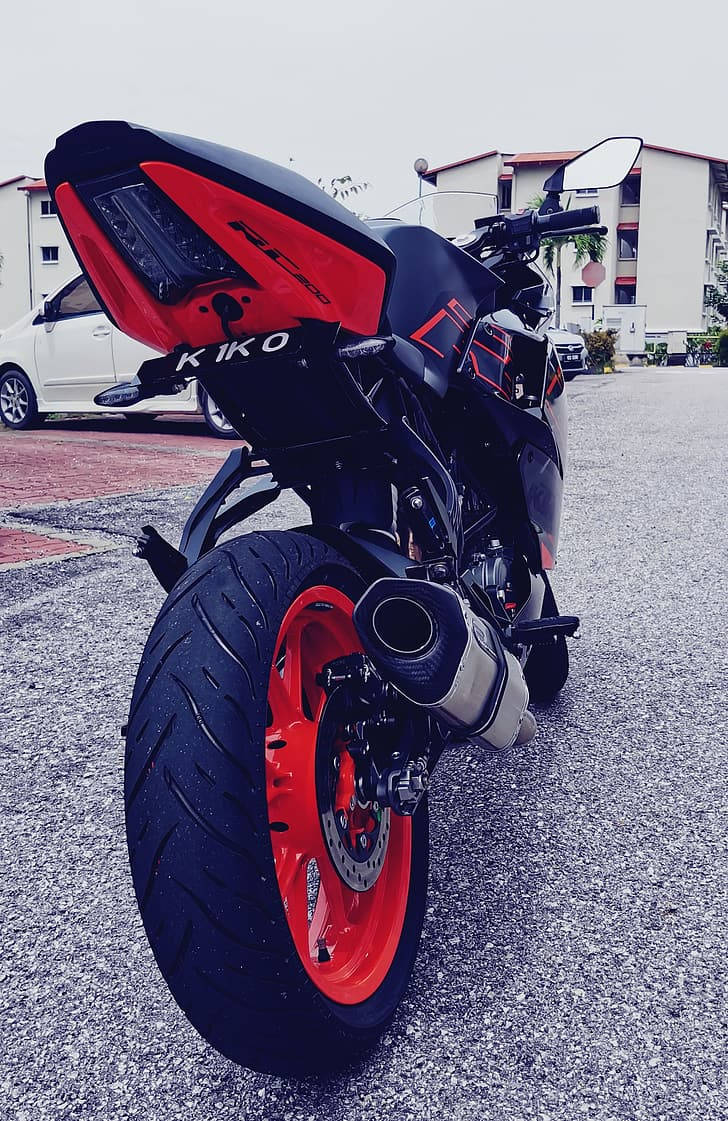 Ktm Rc 200 Tail-pipe Wallpaper