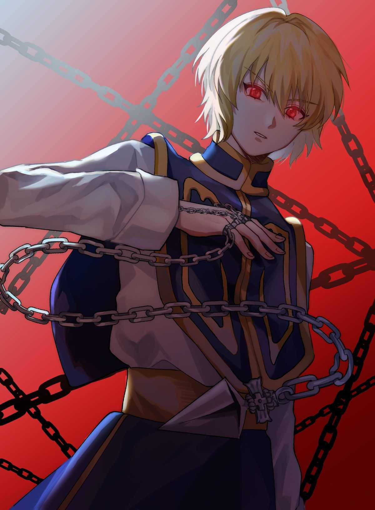 Kurapika With Dowsing Chain Wallpaper