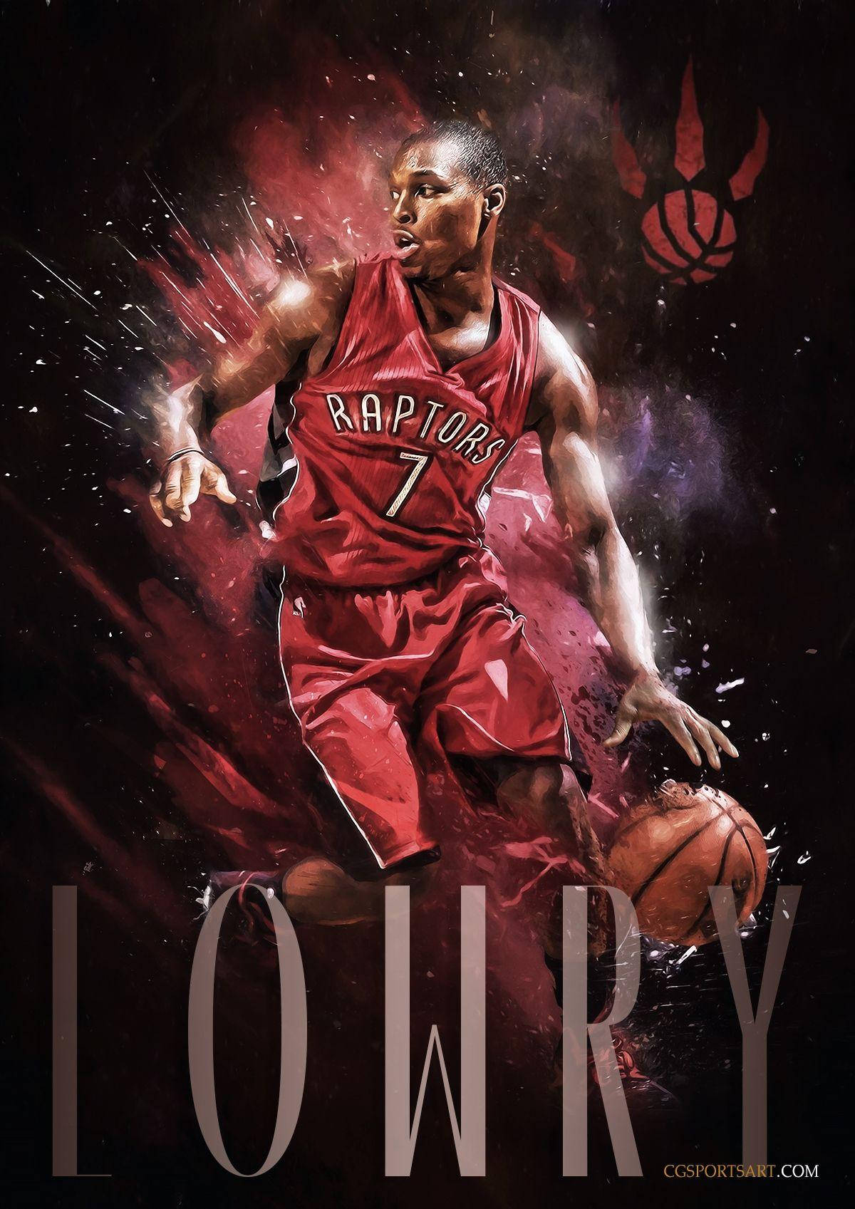 Kyle Lowry Digital Artwork Wallpaper