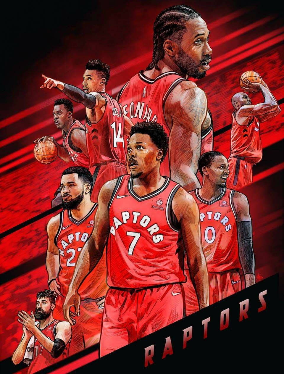 Kyle Lowry Raptors Team Wallpaper