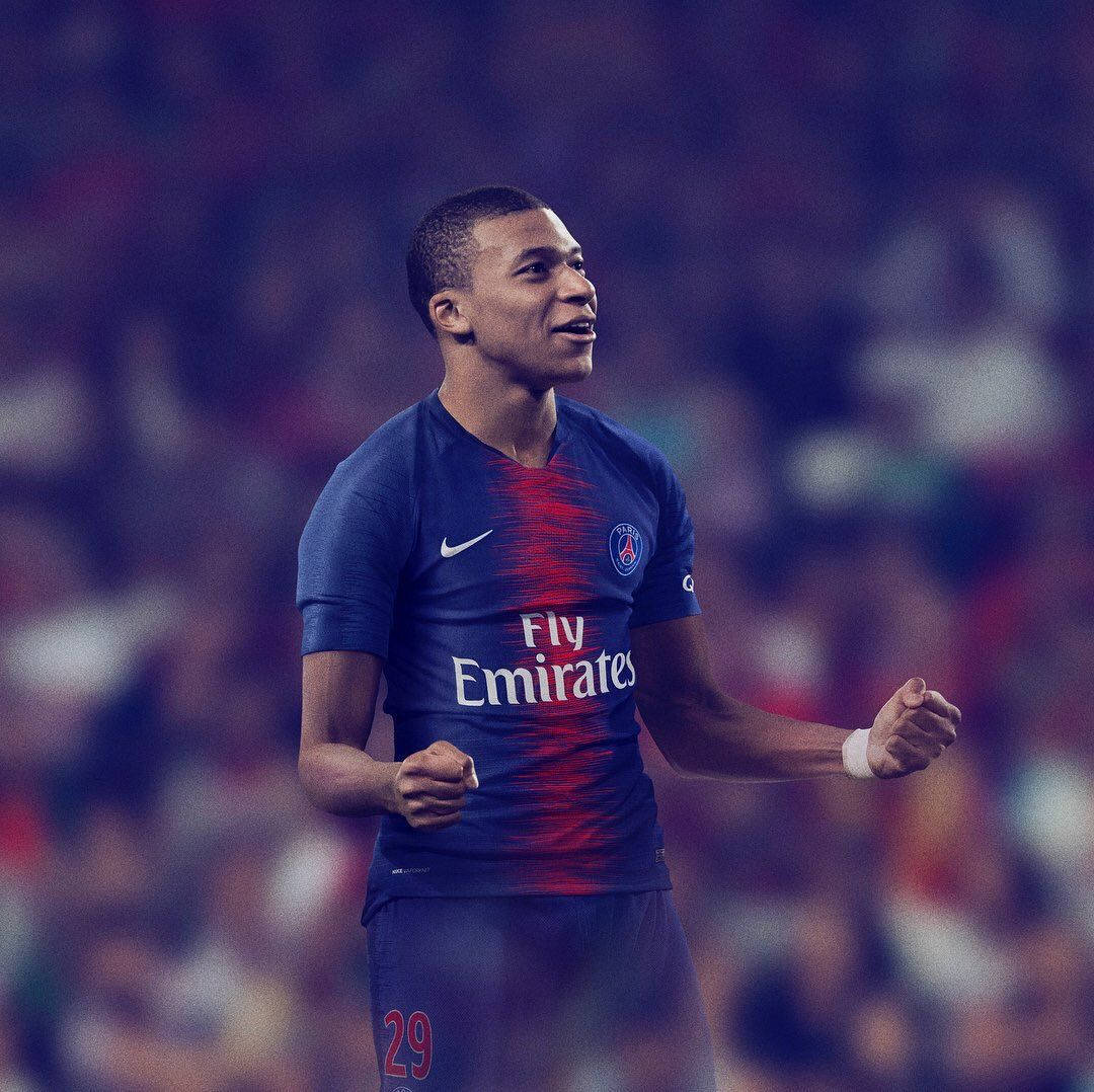 Kylian Mbappe 4k Fly Emirates Wallpaper