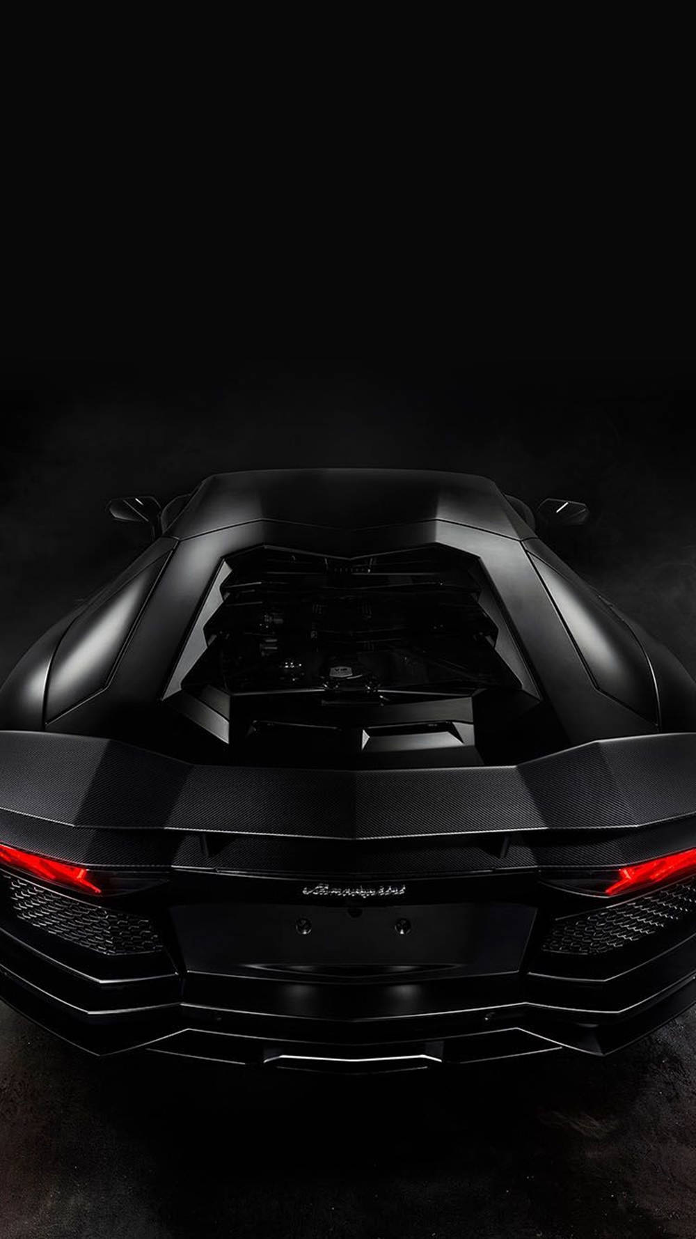 Lamborghini Iphone Black Aesthetic Trunk Wallpaper