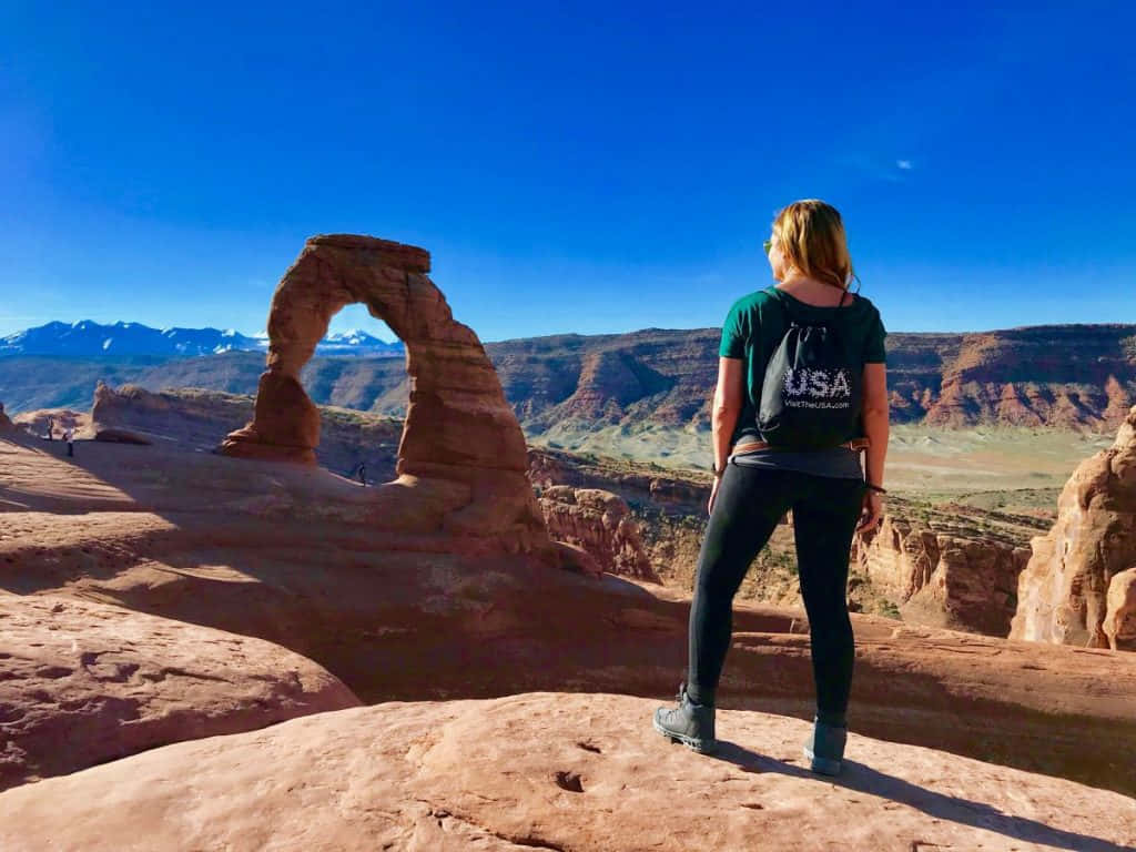 Landscape Of Delicate Arch Wallpaper