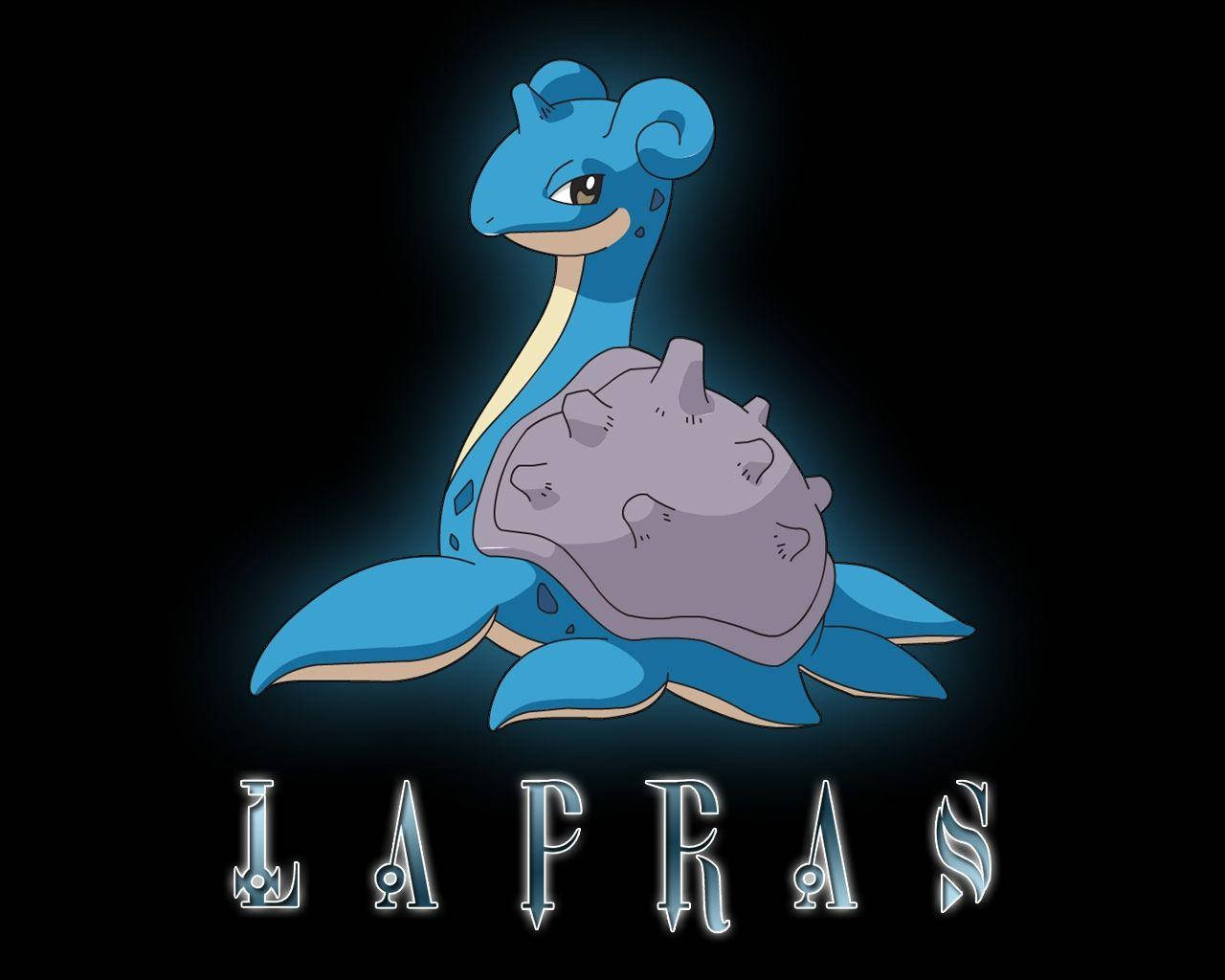 Lapras With Blue Glow Wallpaper