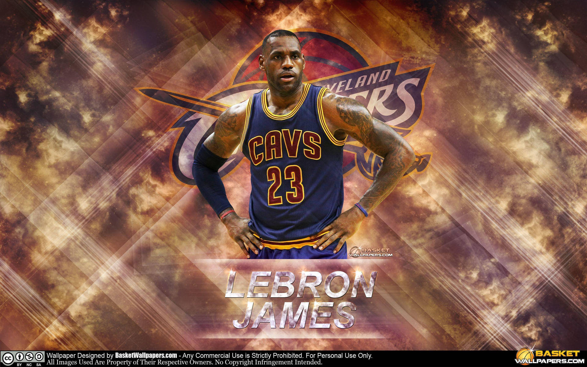 Lebron Cleveland Cavaliers Jersey Wallpaper