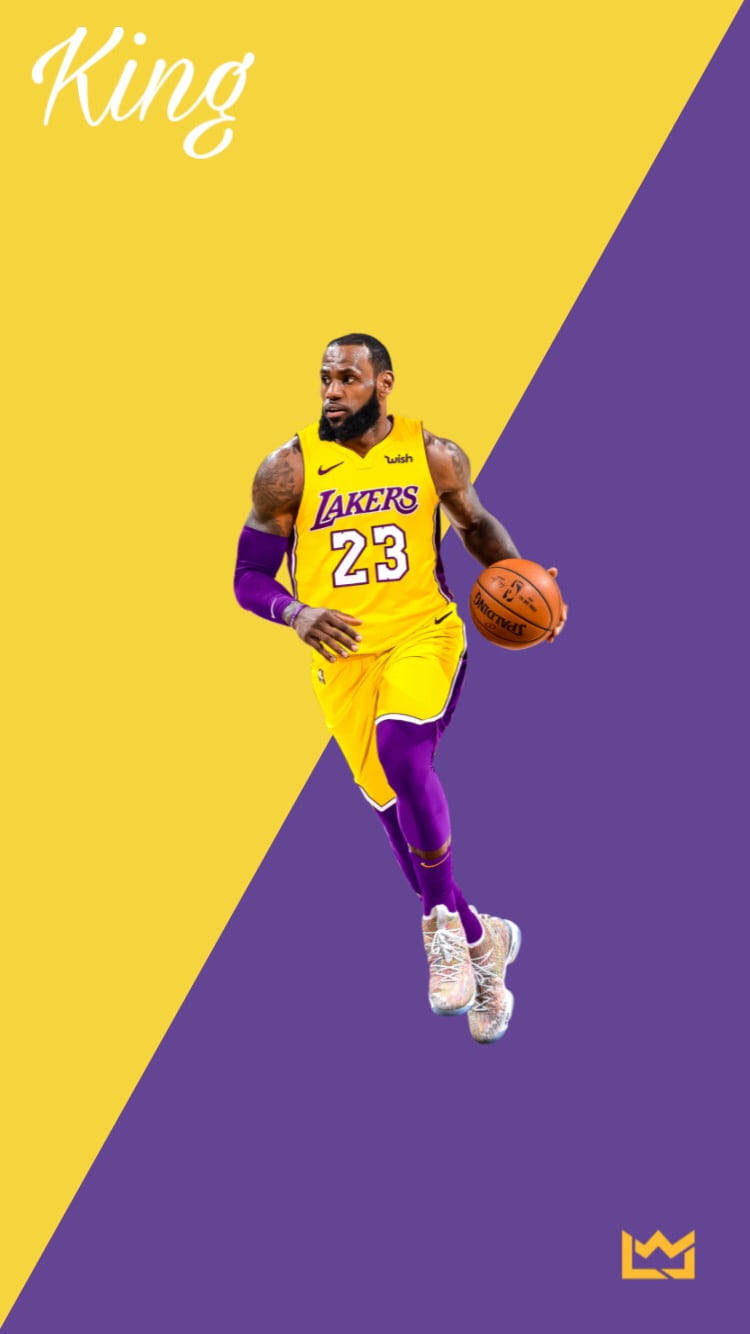 Lebron James Lakers 23 Fanart Wallpaper