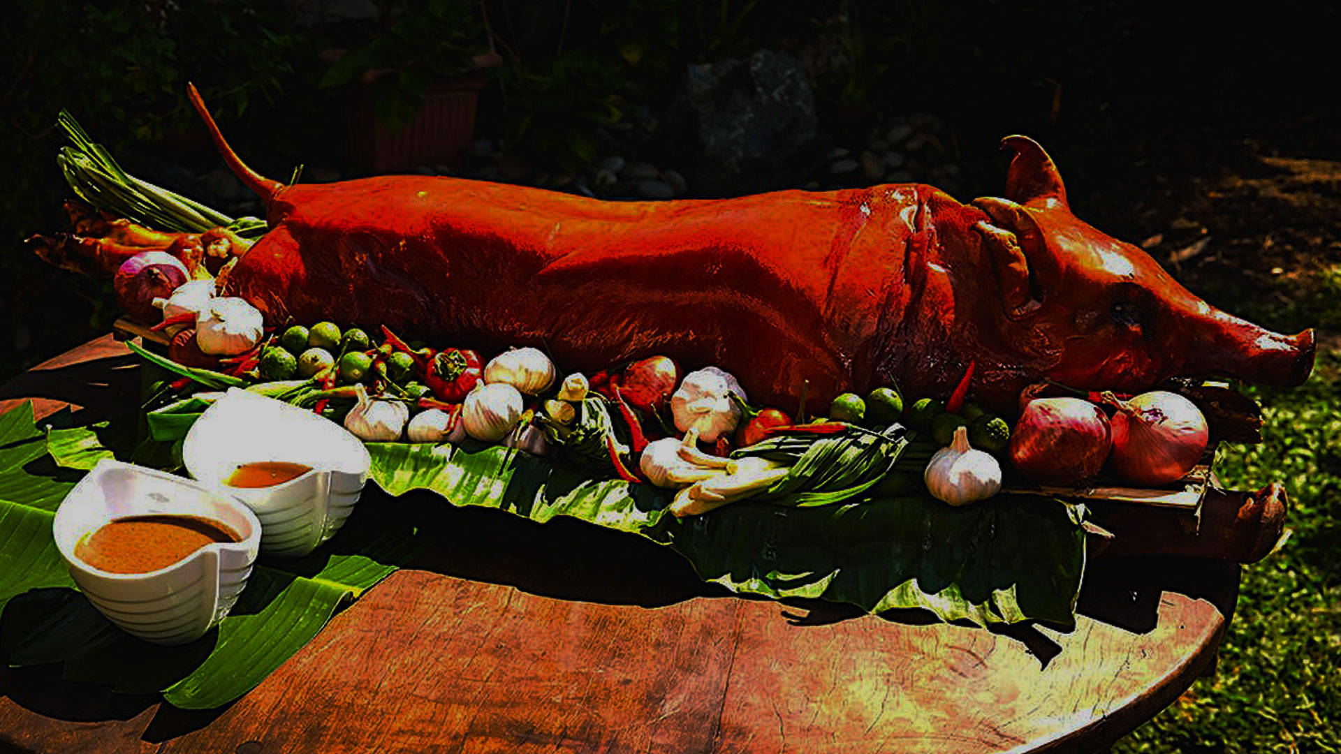 Lechon Boodle Fight Food Wallpaper