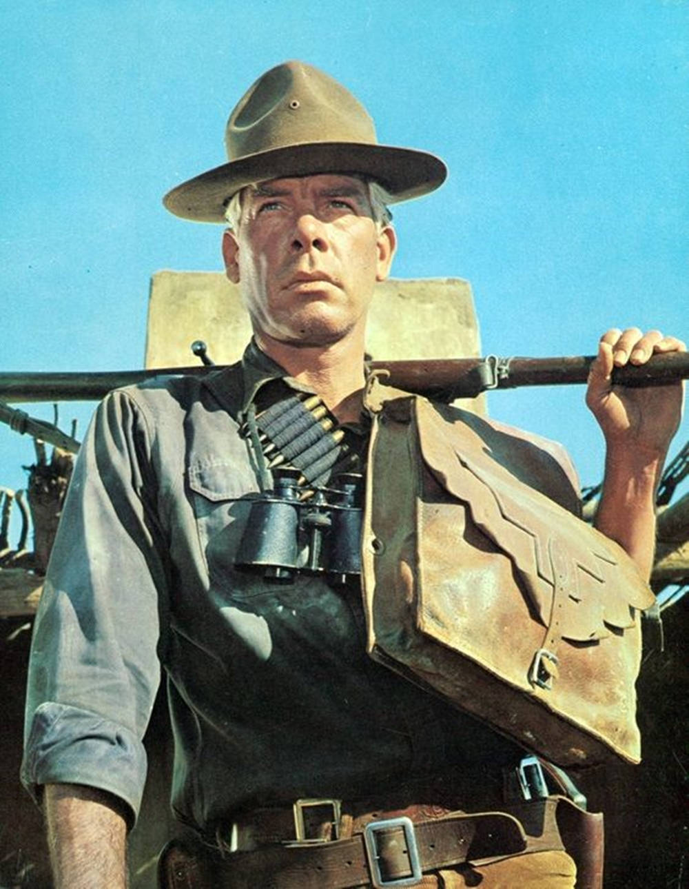 Lee Marvin With Bullet Belt Wallpaper