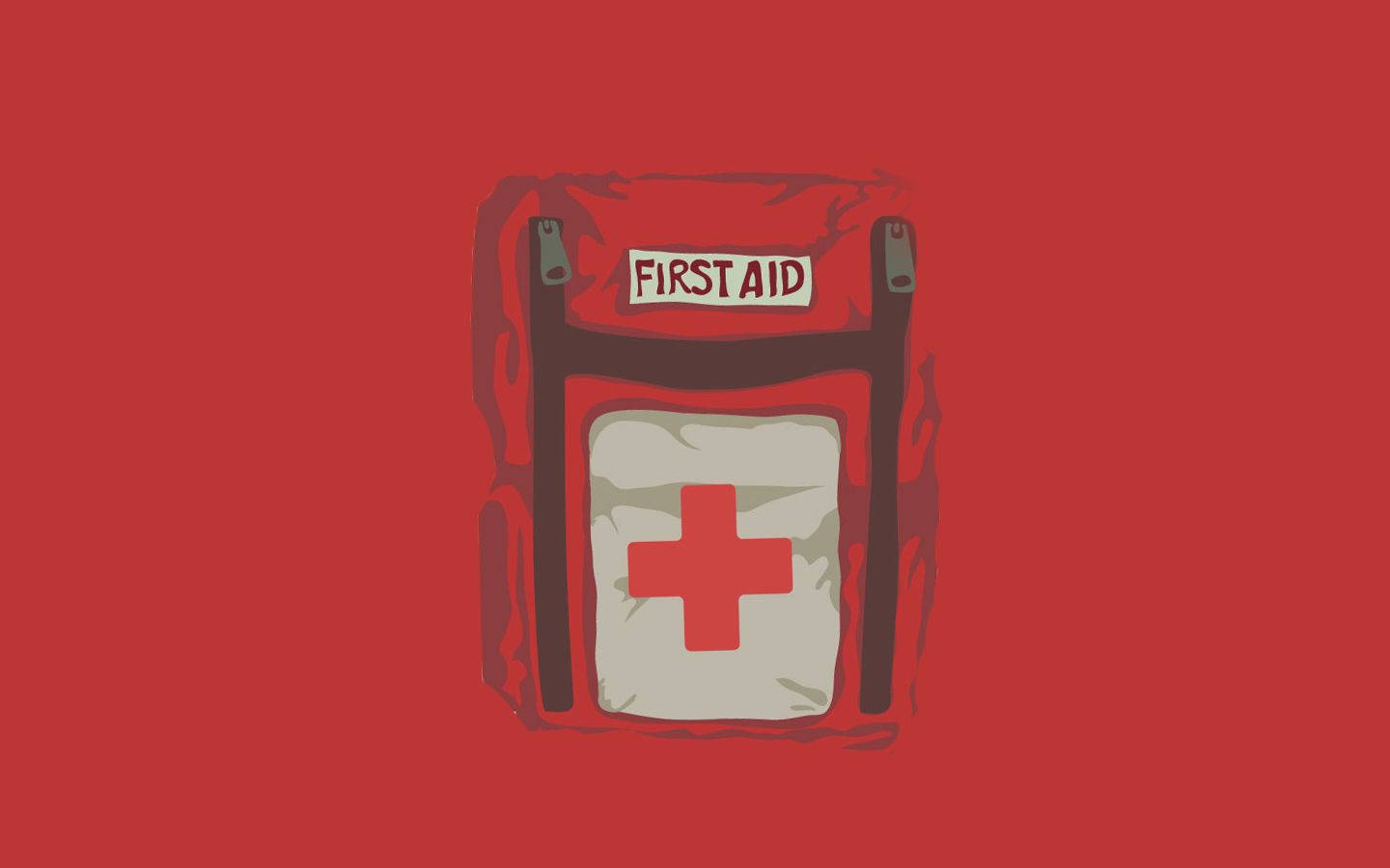 Left 4 Dead Minimalistic First Aid Wallpaper