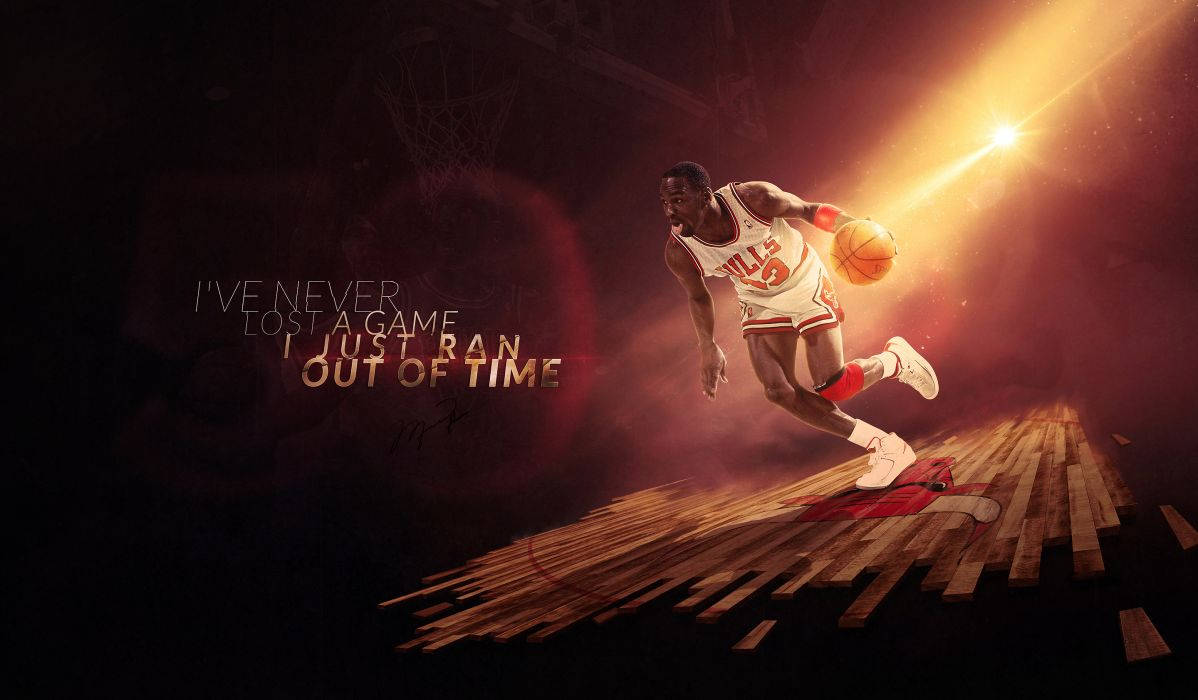 Legendary Michael Jordan, The Master Of Basketball Wallpaper