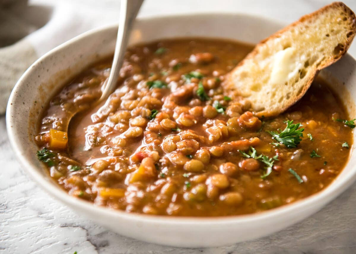 Lentils In Soup Aesthetic Wallpaper