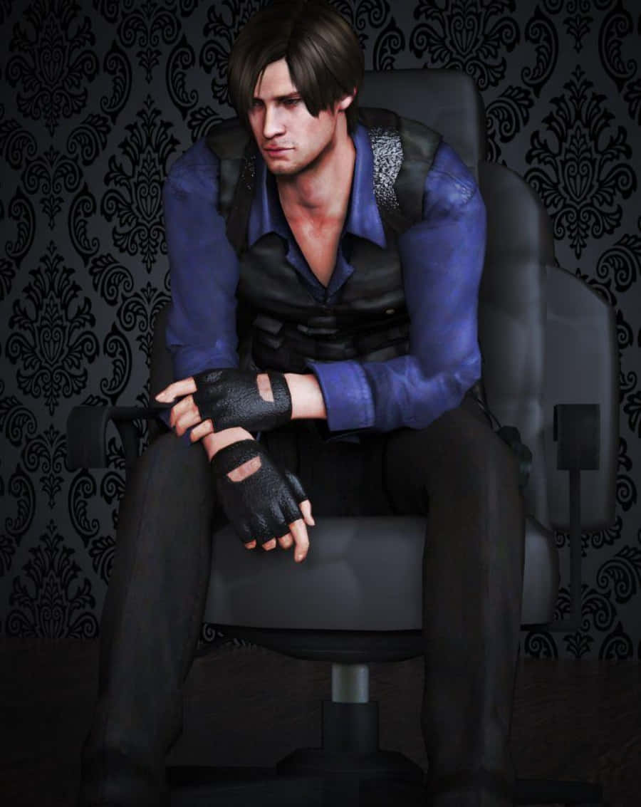 Leon S. Kennedy In Action Wallpaper