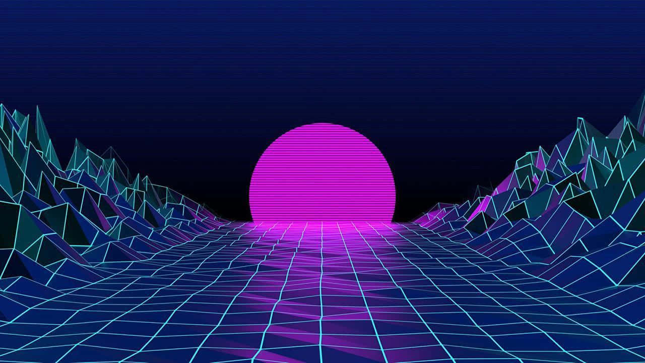 Let Your Imagination Run Wild And Explore The World Of Trippy Blue. Wallpaper
