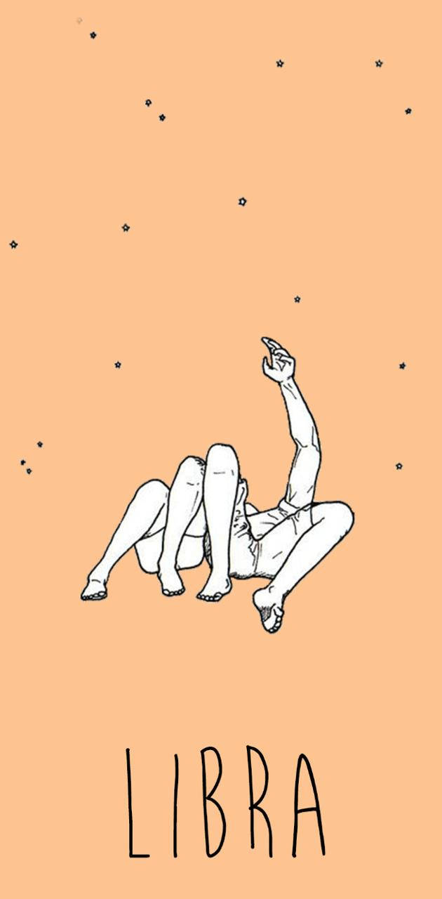 Libra Couple Lying Down Wallpaper