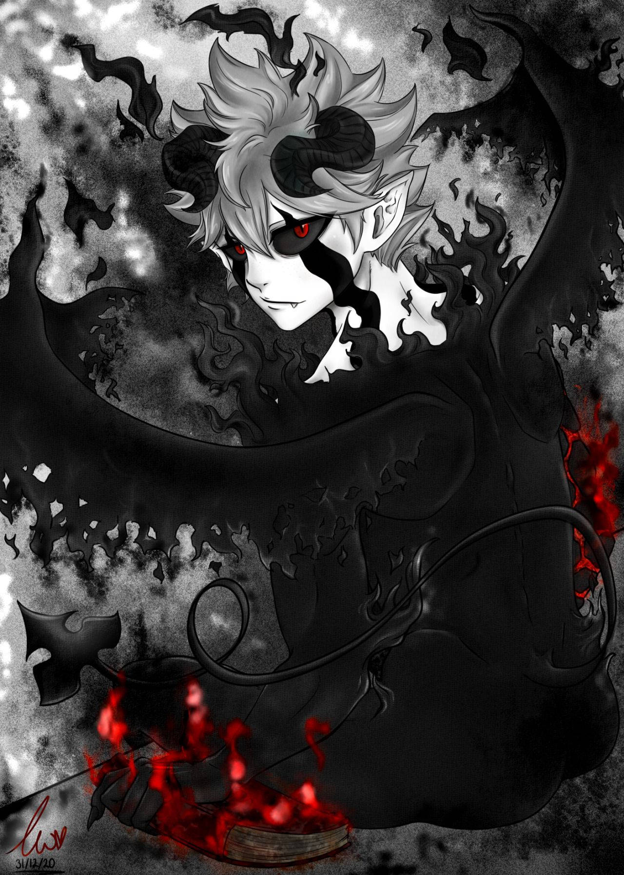 Liebe Black Clover Stylized Liebe Poster Wallpaper