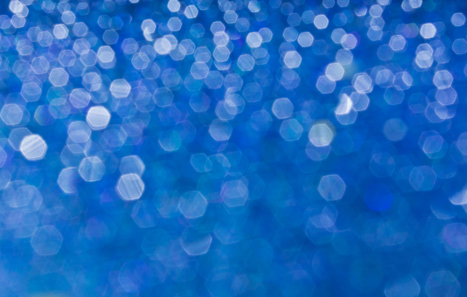 Light Blue Hexagon Blur Wallpaper