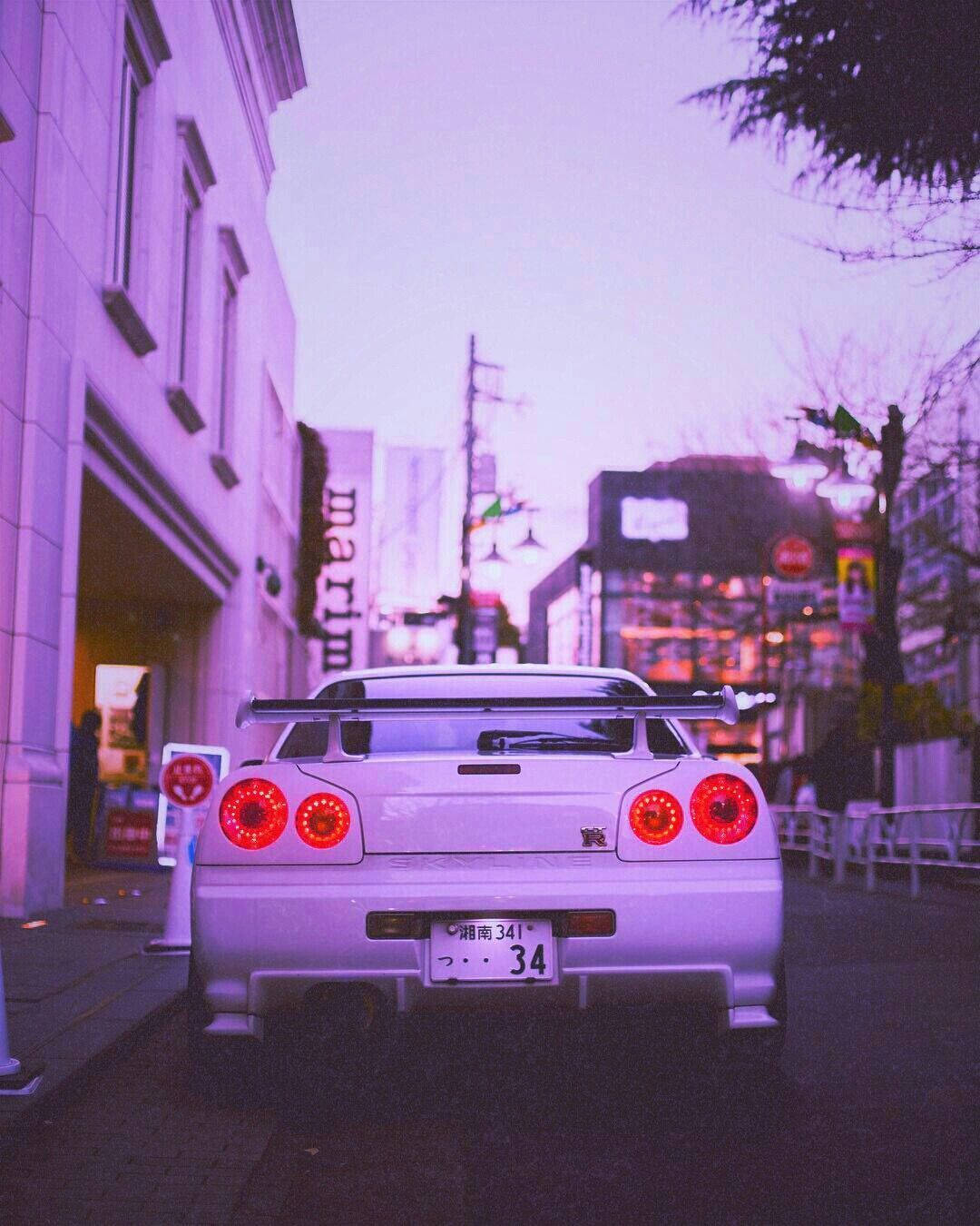 Light Purple Jdm Car Wallpaper