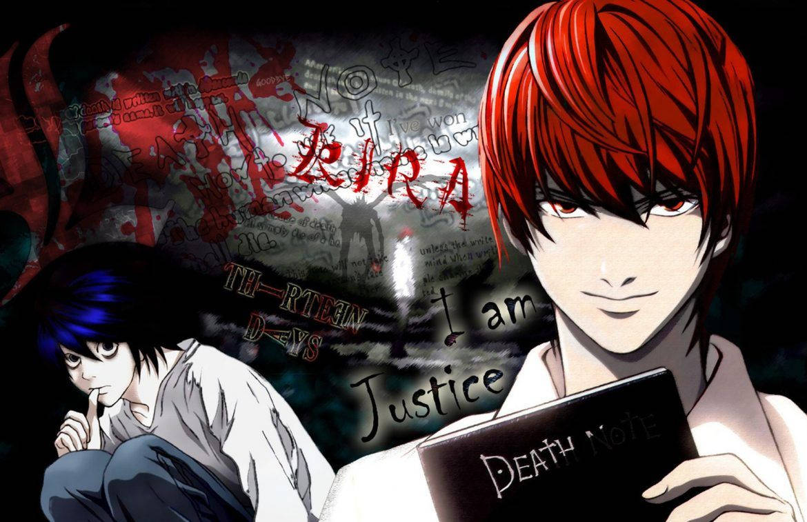 Light Yagami And L From Death Note, Two Genius Detectives On A Mission. Wallpaper