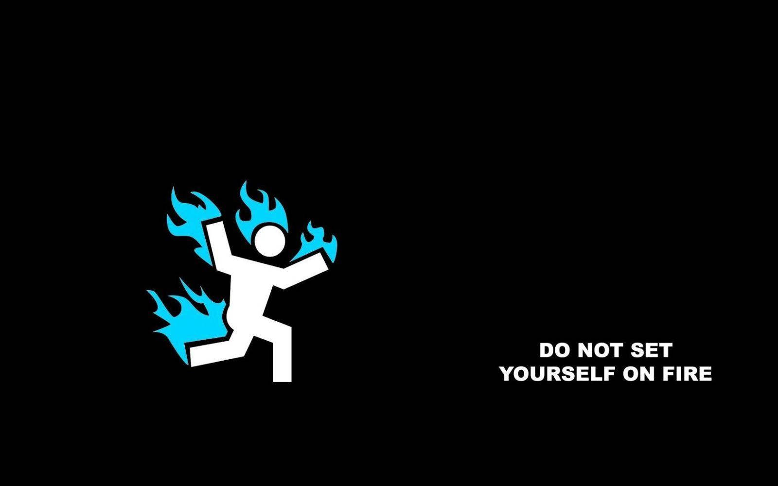 Light Yourself Funny Laptop Wallpaper