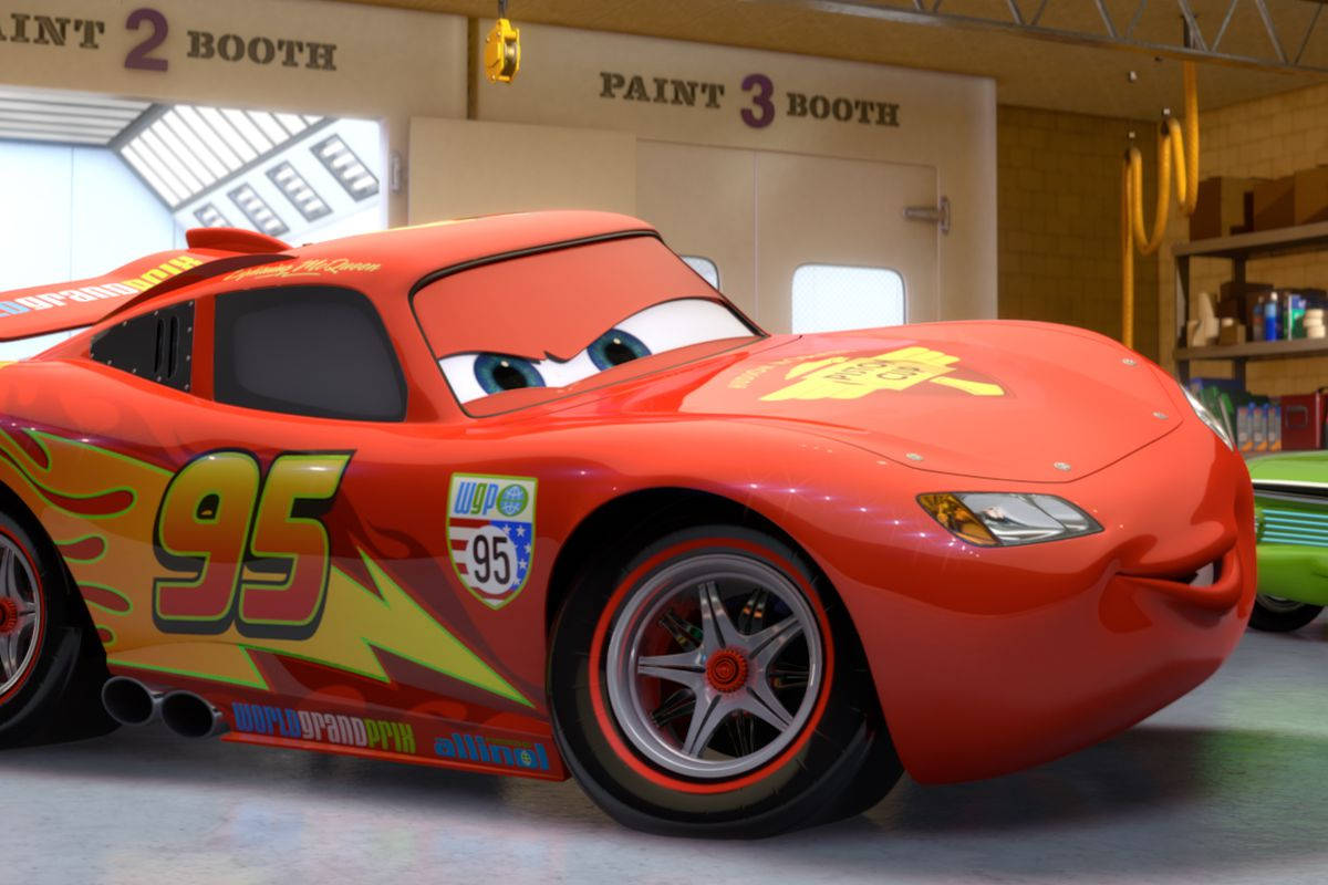 Lightning Mcqueen From Cars 3 - Ready For The Race Wallpaper