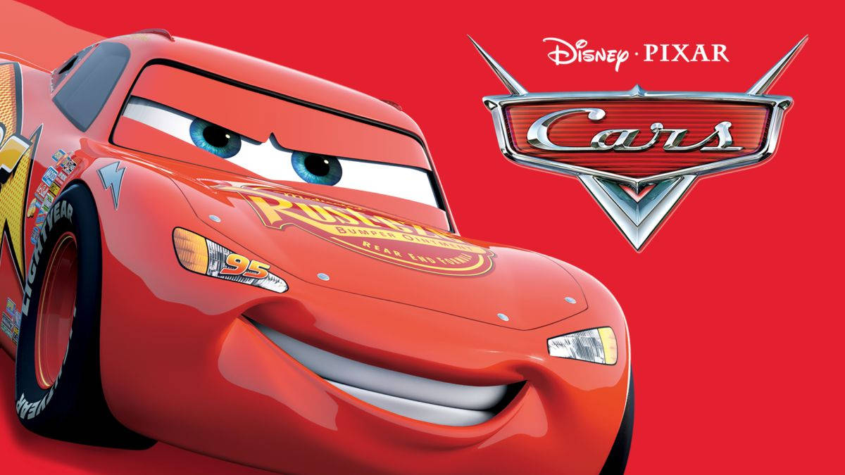 Lightning Mcqueen Grinning In Radiator Springs Wallpaper