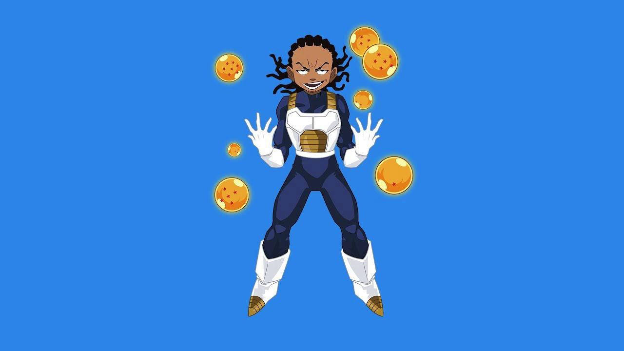 Lil Tjay Dragon Ball Digital Art Wallpaper