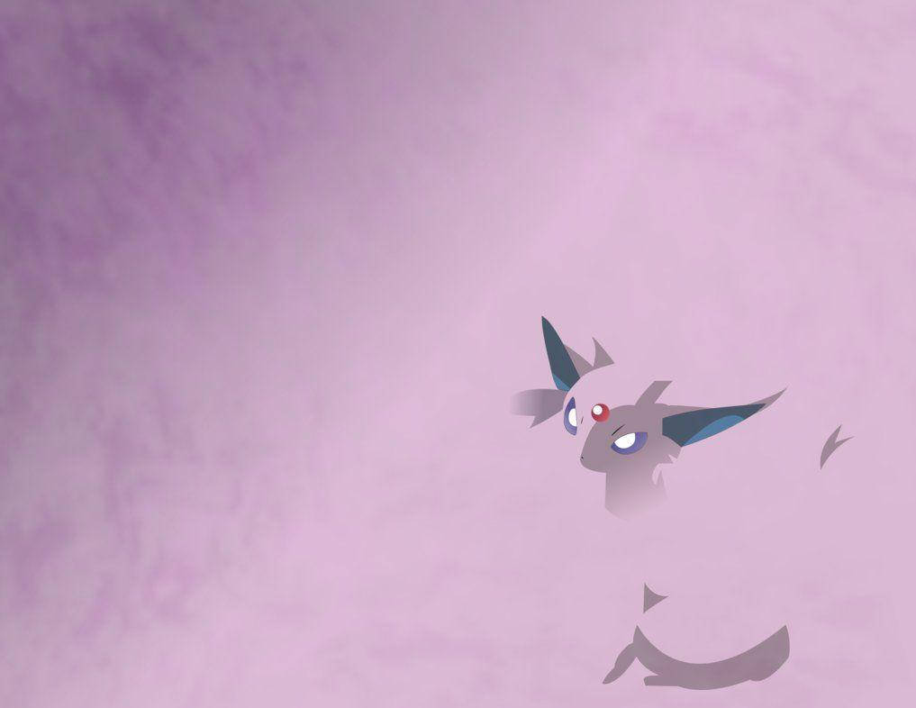 Lilac Aesthetic Espeon Wallpaper