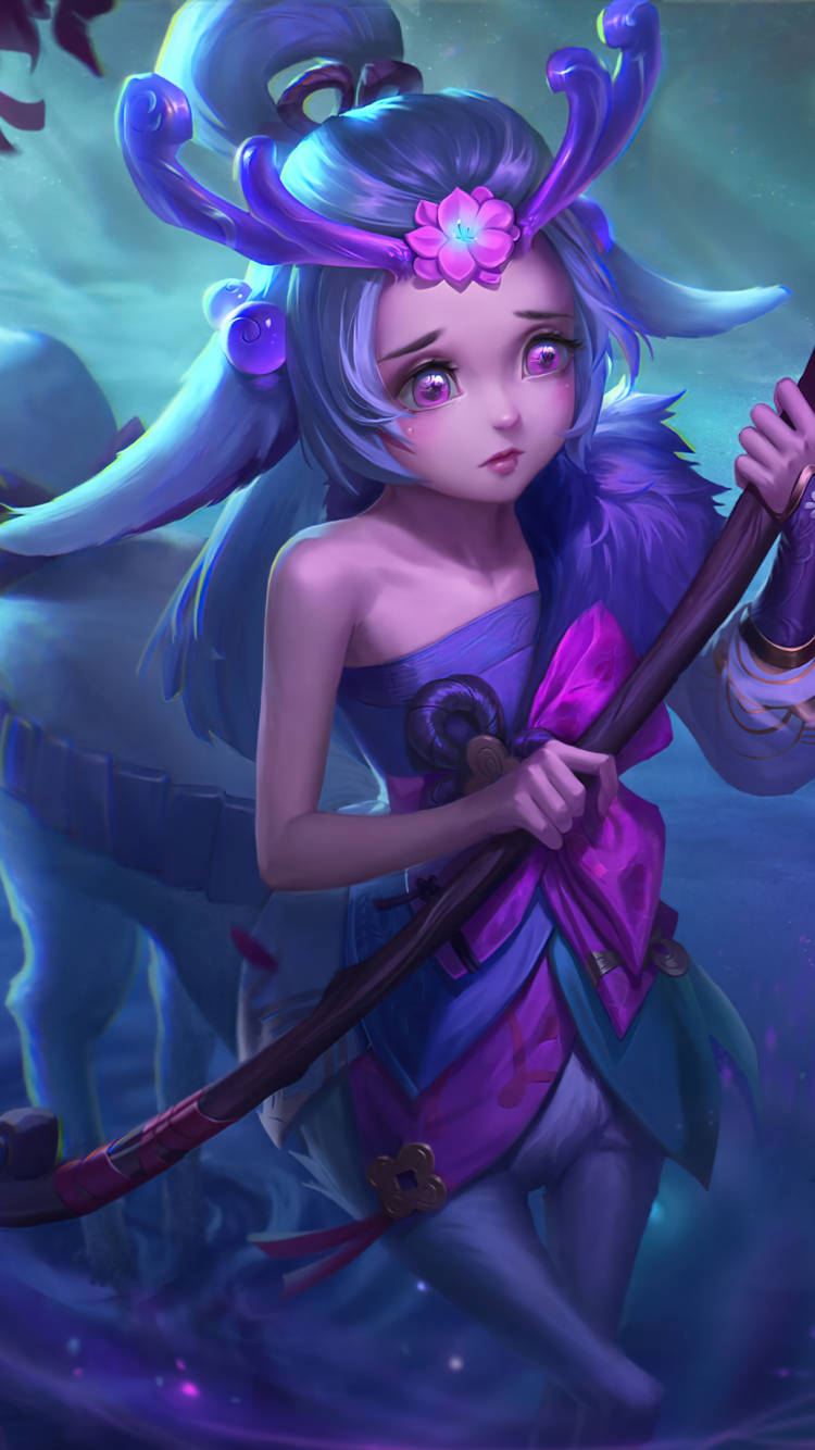 Lillia League Of Legends Iphone Wallpaper