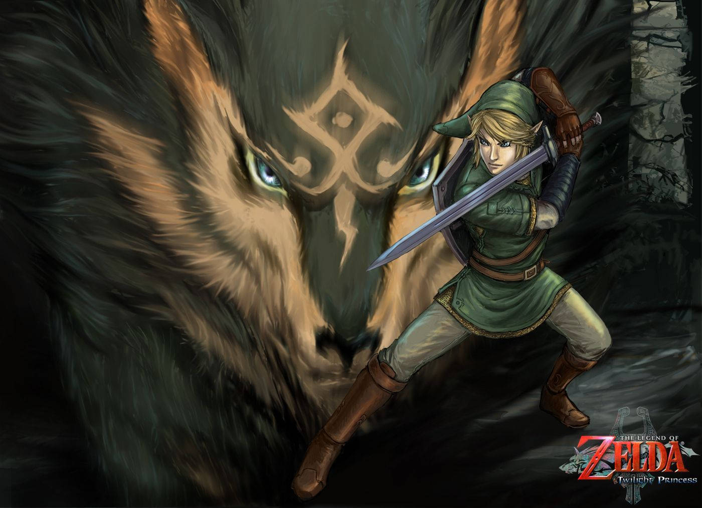 Link Howling At The Moon Wallpaper