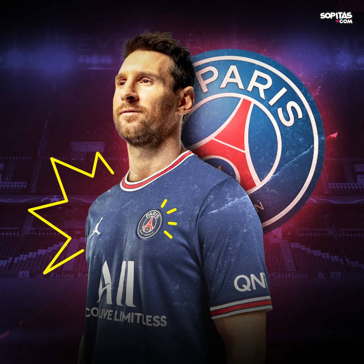 Lionel Messi Psg Edit Wallpaper