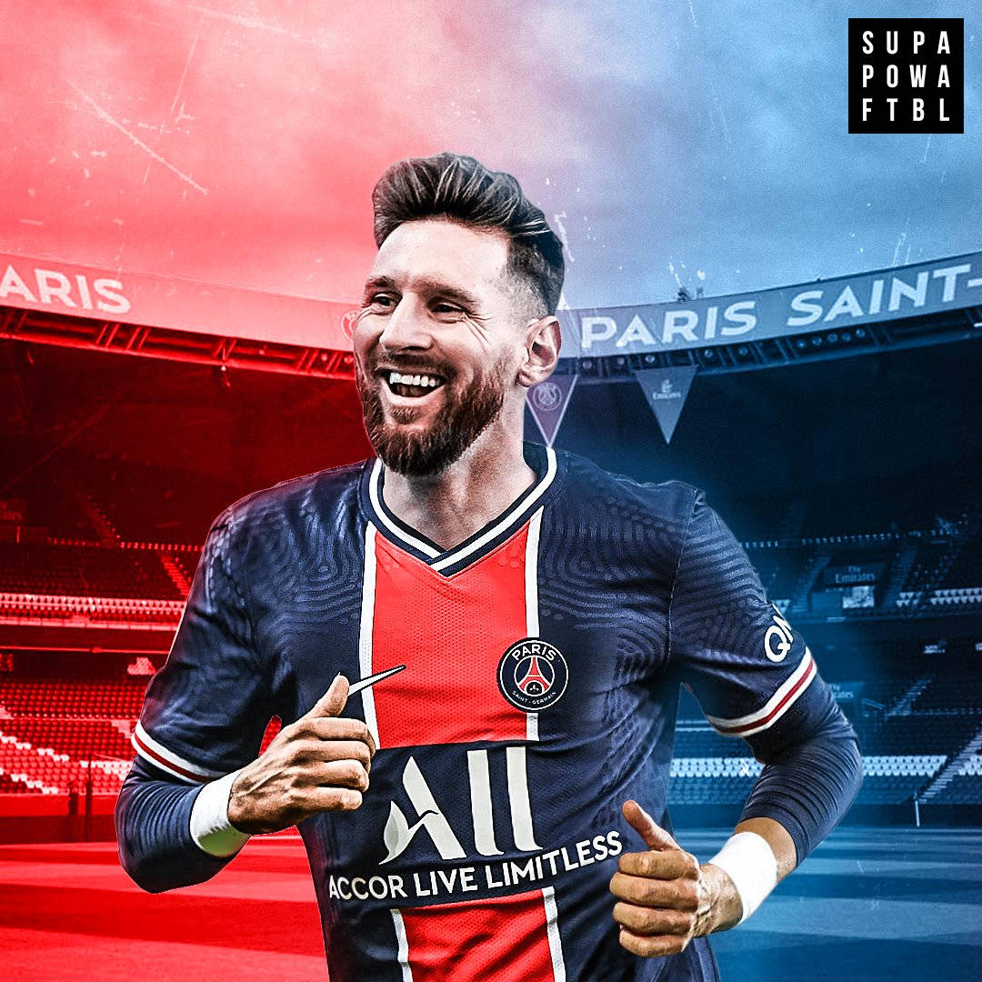 Lionel Messi Psg Smile Wallpaper