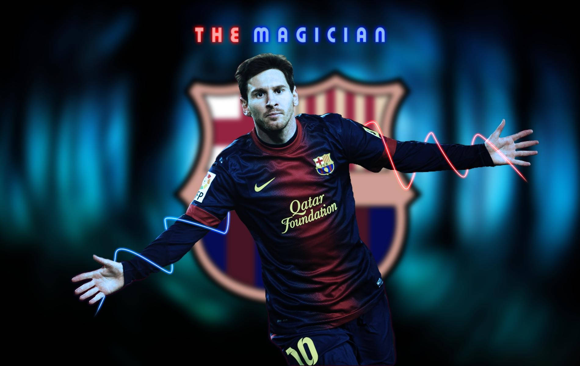 Lionel Messi The Magician Wallpaper