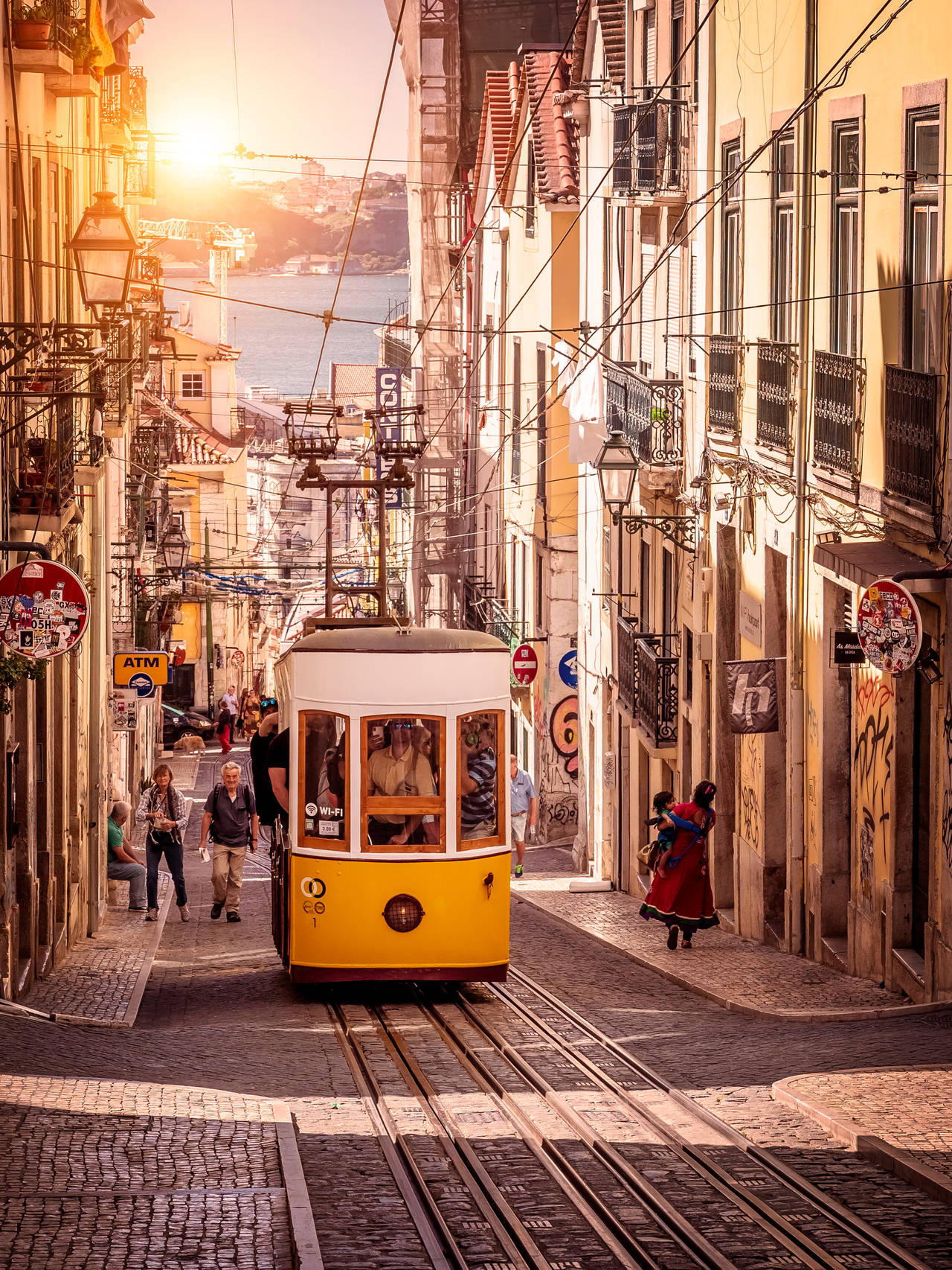 Lisbon Vintage Tram 28 Wallpaper