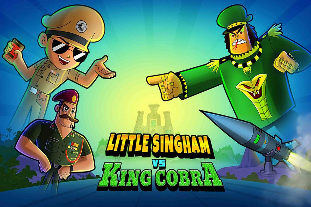 Little Singham And King Cobra Wallpaper