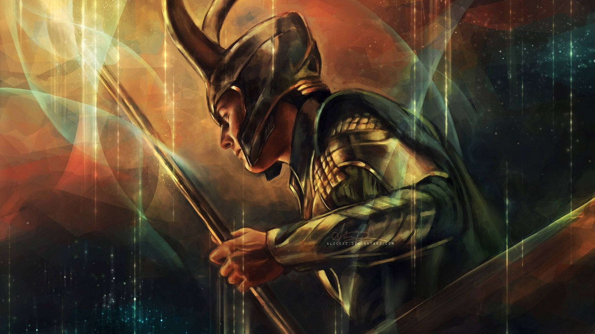 Loki Digital Fan Art Wallpaper