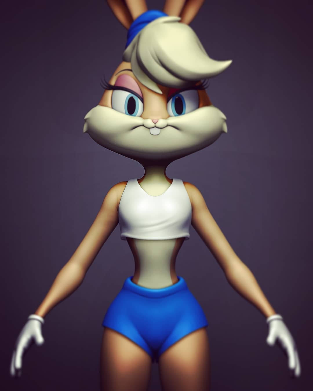 Lola Bunny Cg Model Wallpaper