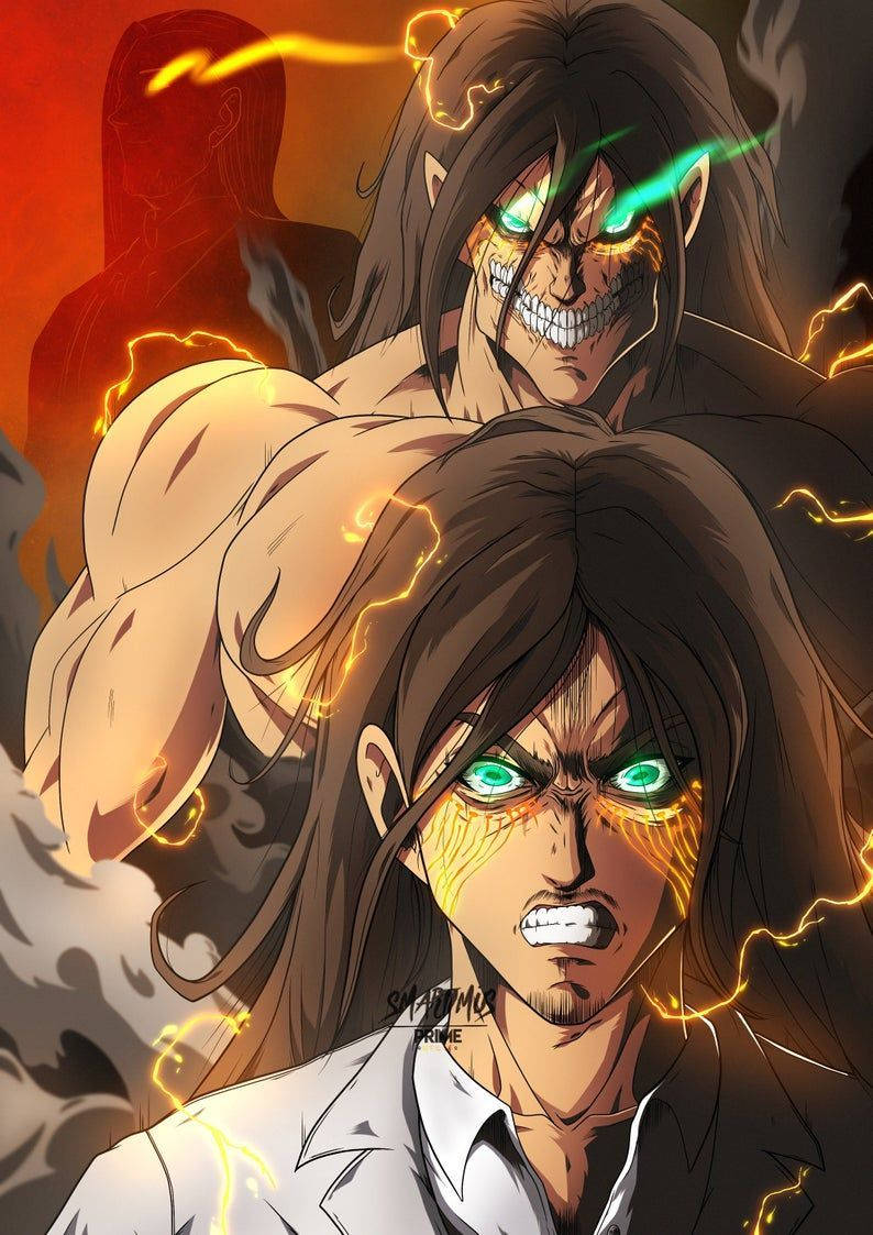 Long-haired Eren Season 4 Wallpaper