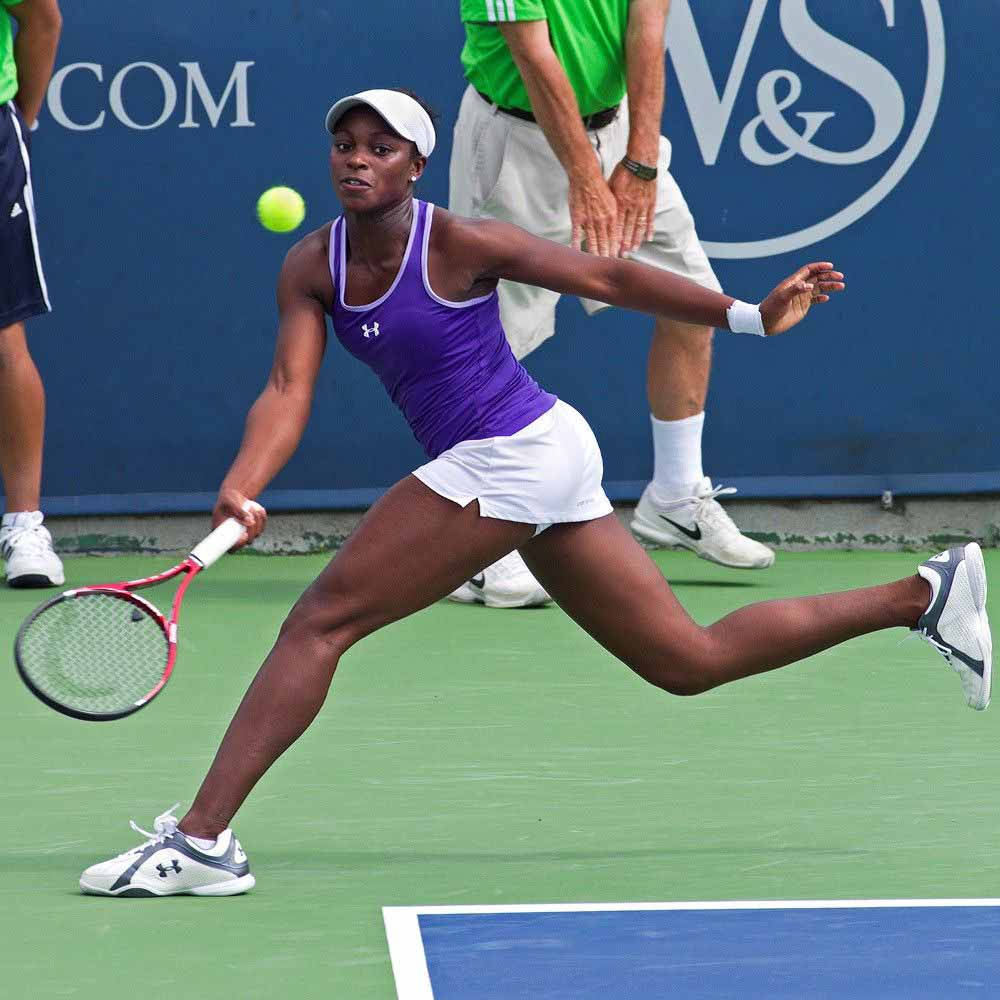 Long Strides Of Sloane Stephens Wallpaper