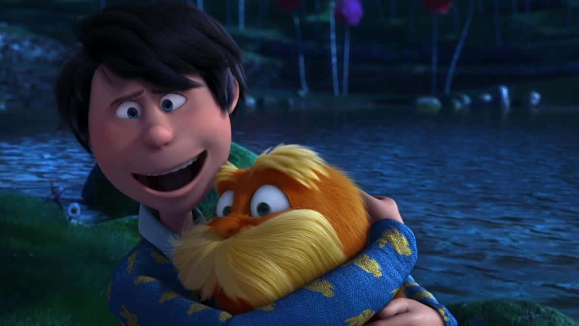 Lorax Character Embrace Wallpaper