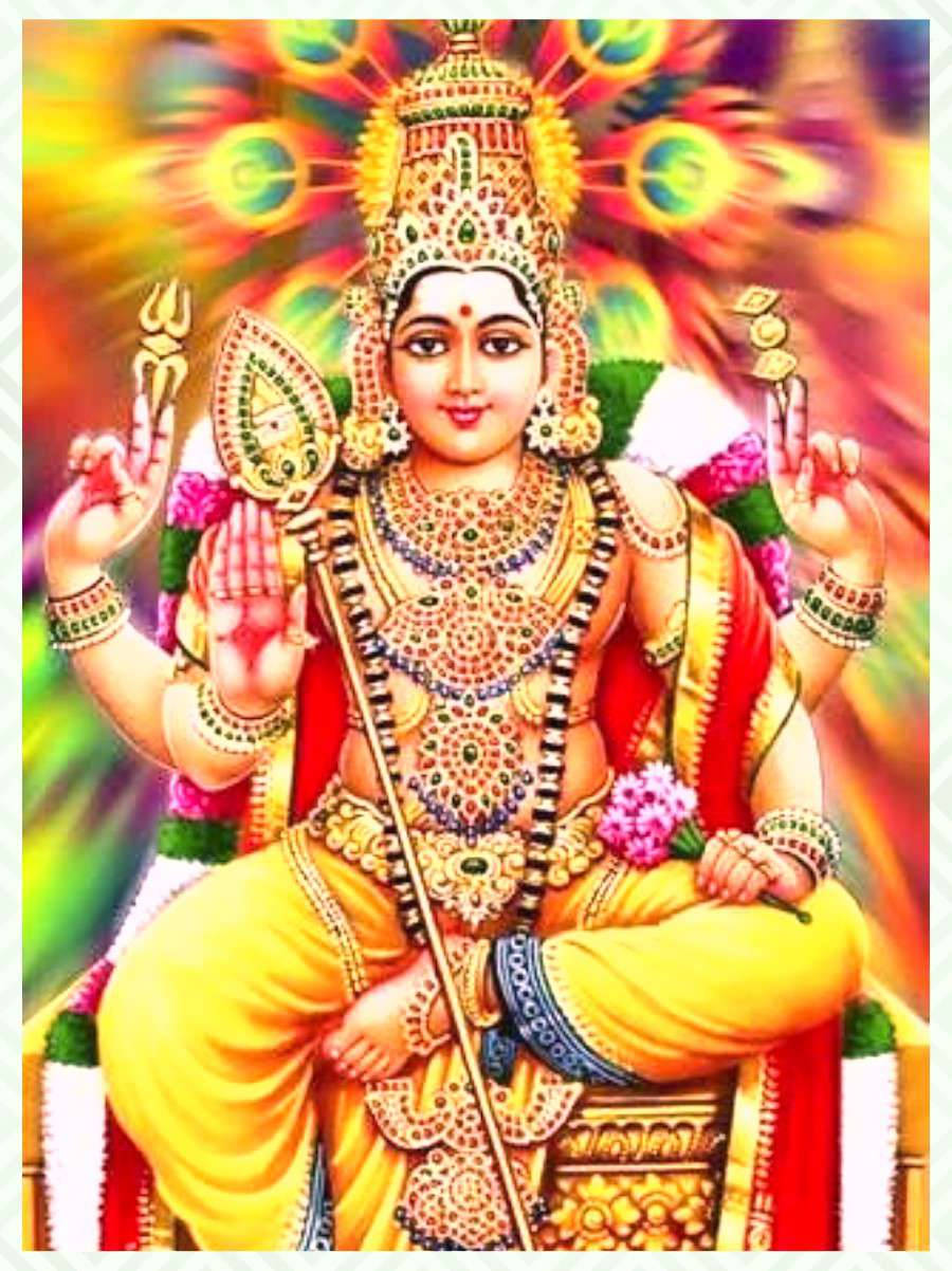 Lord Murugan 4k Colorful Feathers Wallpaper