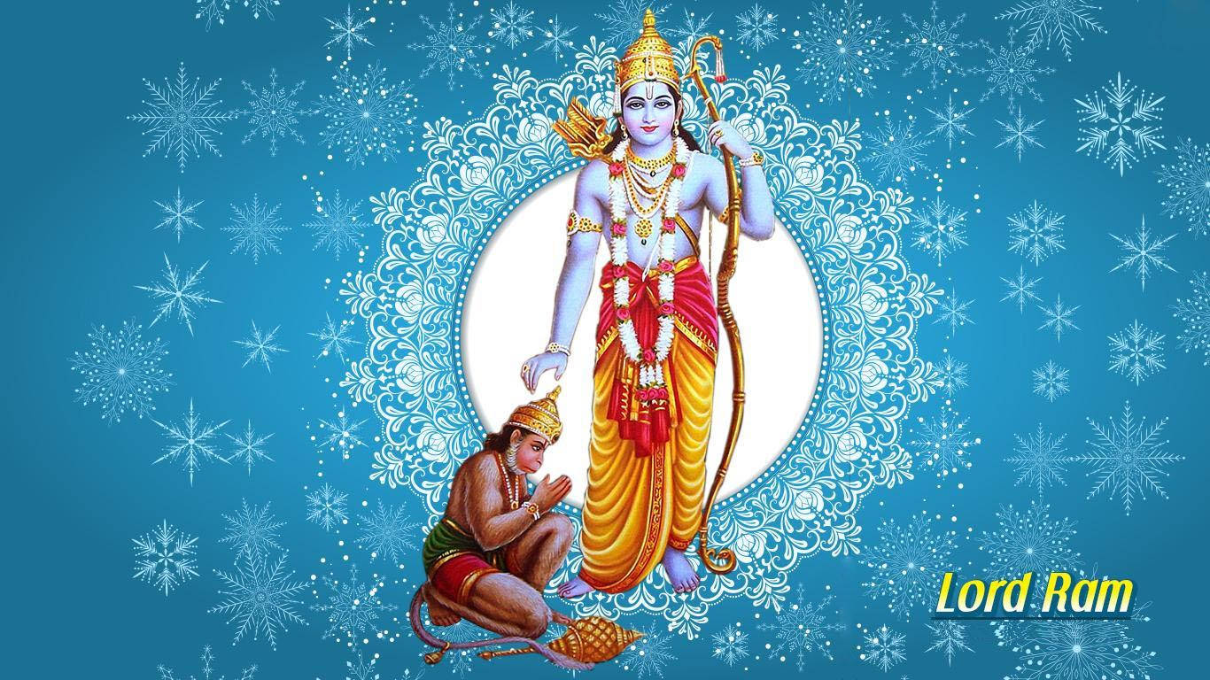 Lord Rama And Hanuman Wallpaper