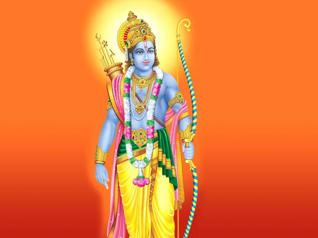 Lord Rama Bow Art Wallpaper