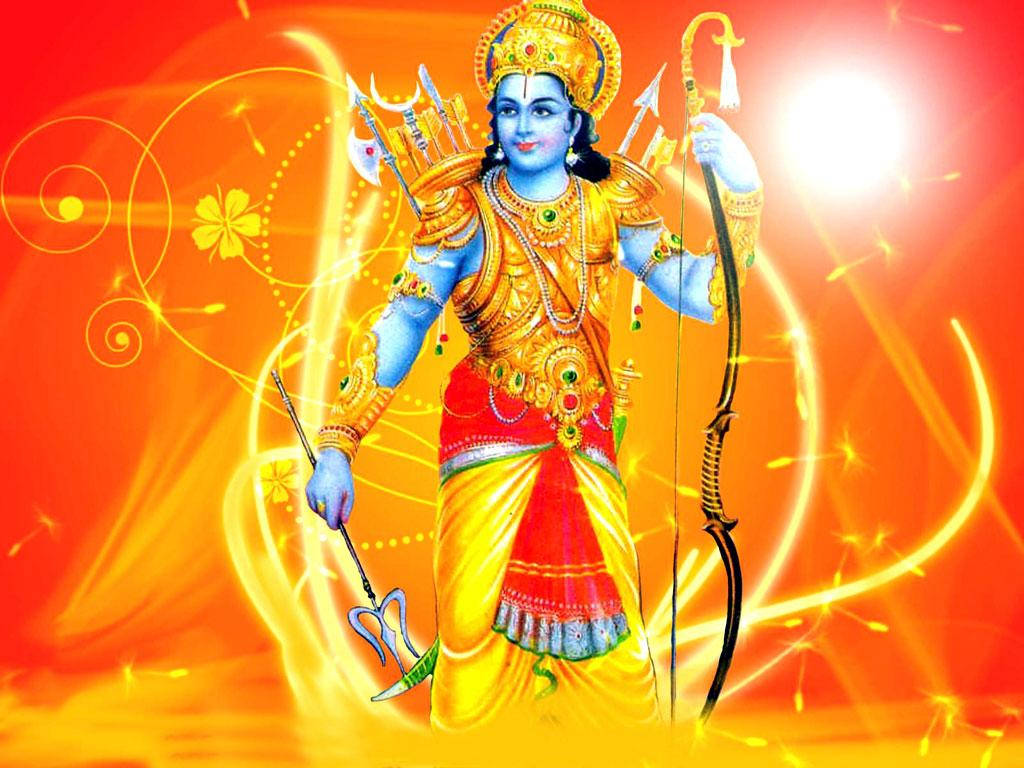 Lord Rama Bright Sun Wallpaper