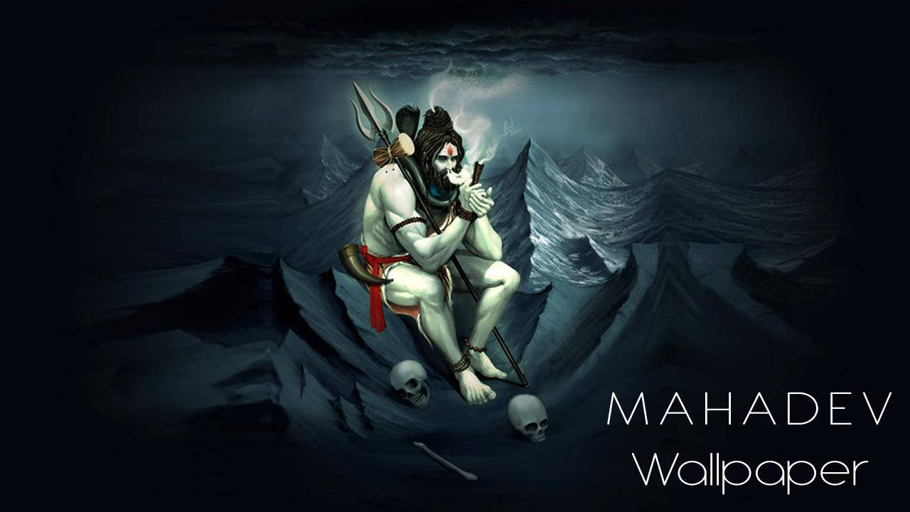 Lord Shiva In Mountain Wallpaper